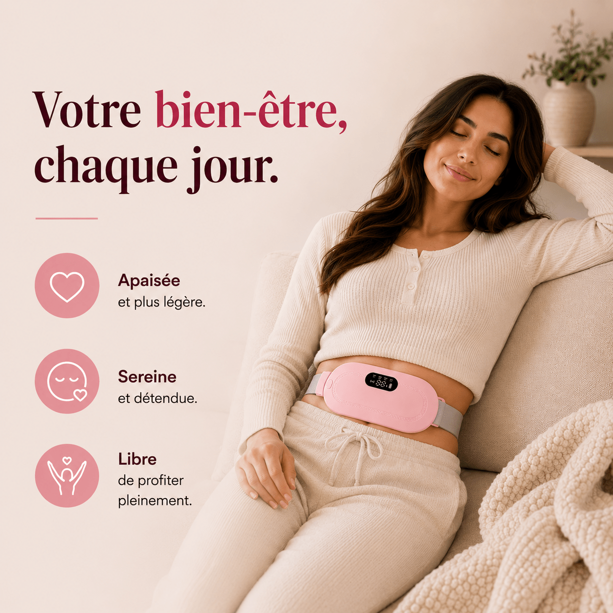 Cocoona Belt - Ceinture Chauffante & Massante - Cocoona